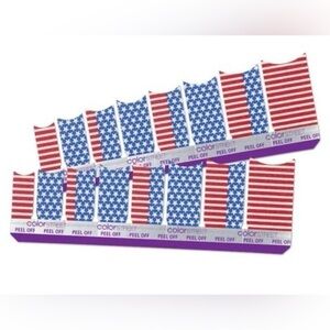 🧚🧚‍♀️🧚‍♂️ (5 for20$) Color Street Red, White and Bell - glittered American flag